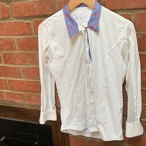 Piper Smartpak girls foxes riding show shirt